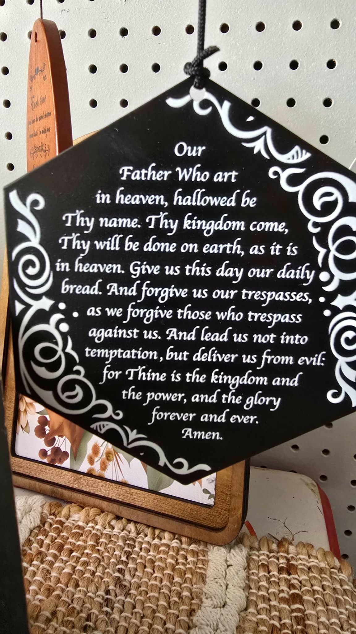 Windchime Iron Sail Lords Prayer