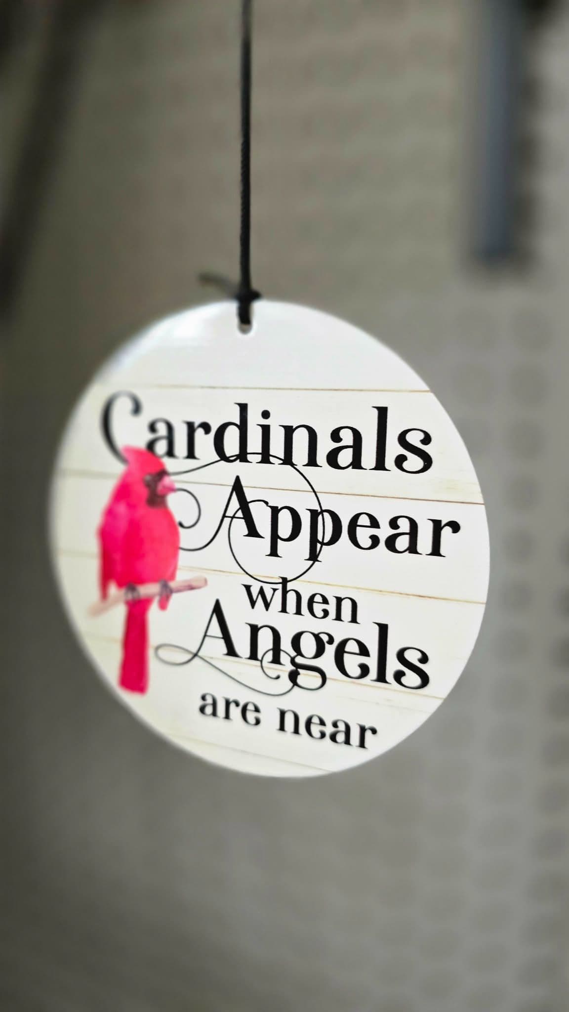 Windchime Cardinals Appear